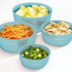 KitchenAid Non-Electrics KitchenAid Universal Prep Bowls (Set Of 4) | Aqua Sky -All-Clad Shop aquabowl1