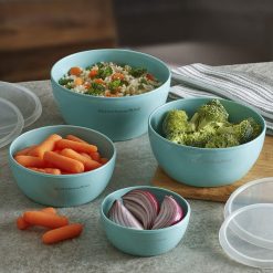 KitchenAid Non-Electrics KitchenAid Universal Prep Bowls (Set Of 4) | Aqua Sky -All-Clad Shop aquabowl3
