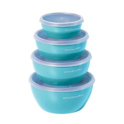 KitchenAid Non-Electrics KitchenAid Universal Prep Bowls (Set Of 4) | Aqua Sky -All-Clad Shop aquabowl5