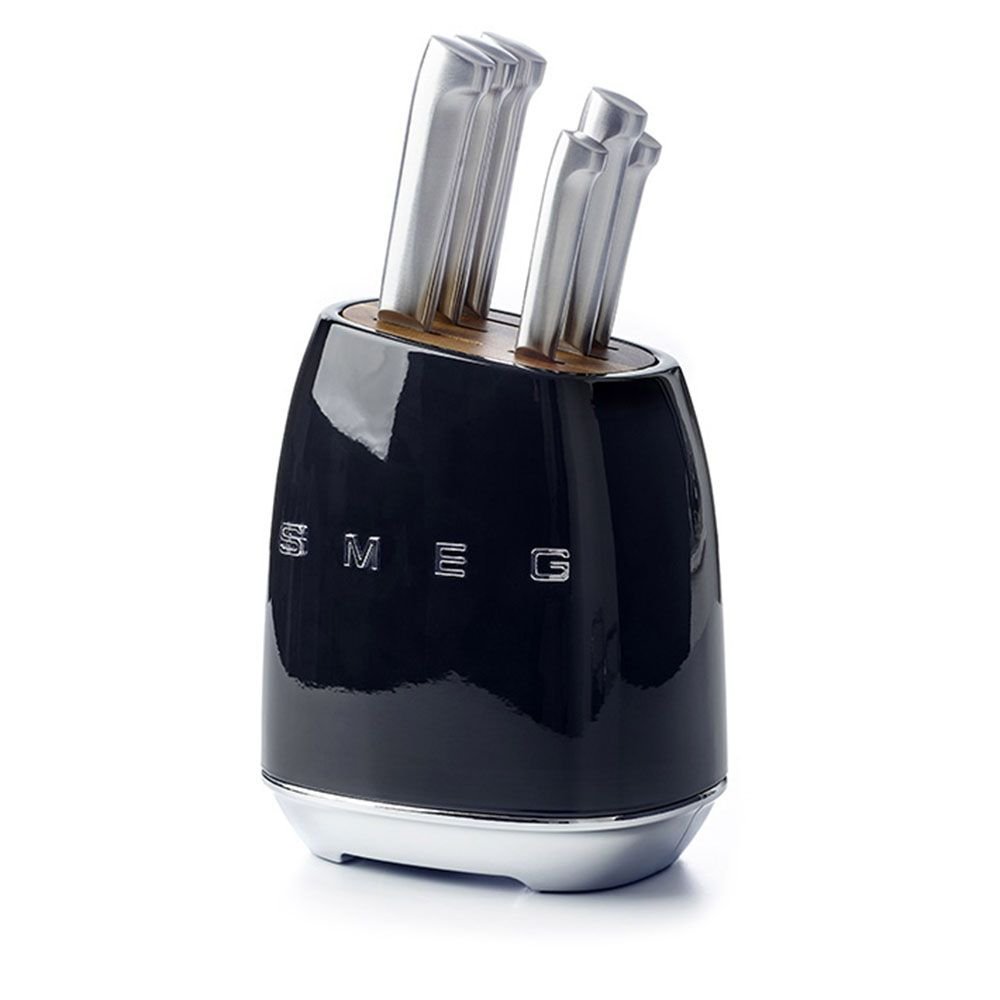 SMEG 7-Piece Knife Block Set | Black SMEG 7-Piece Knife Block Set | Black -All-Clad Shop ba1028c481f5118fc2dd16559557c5ec9810be20