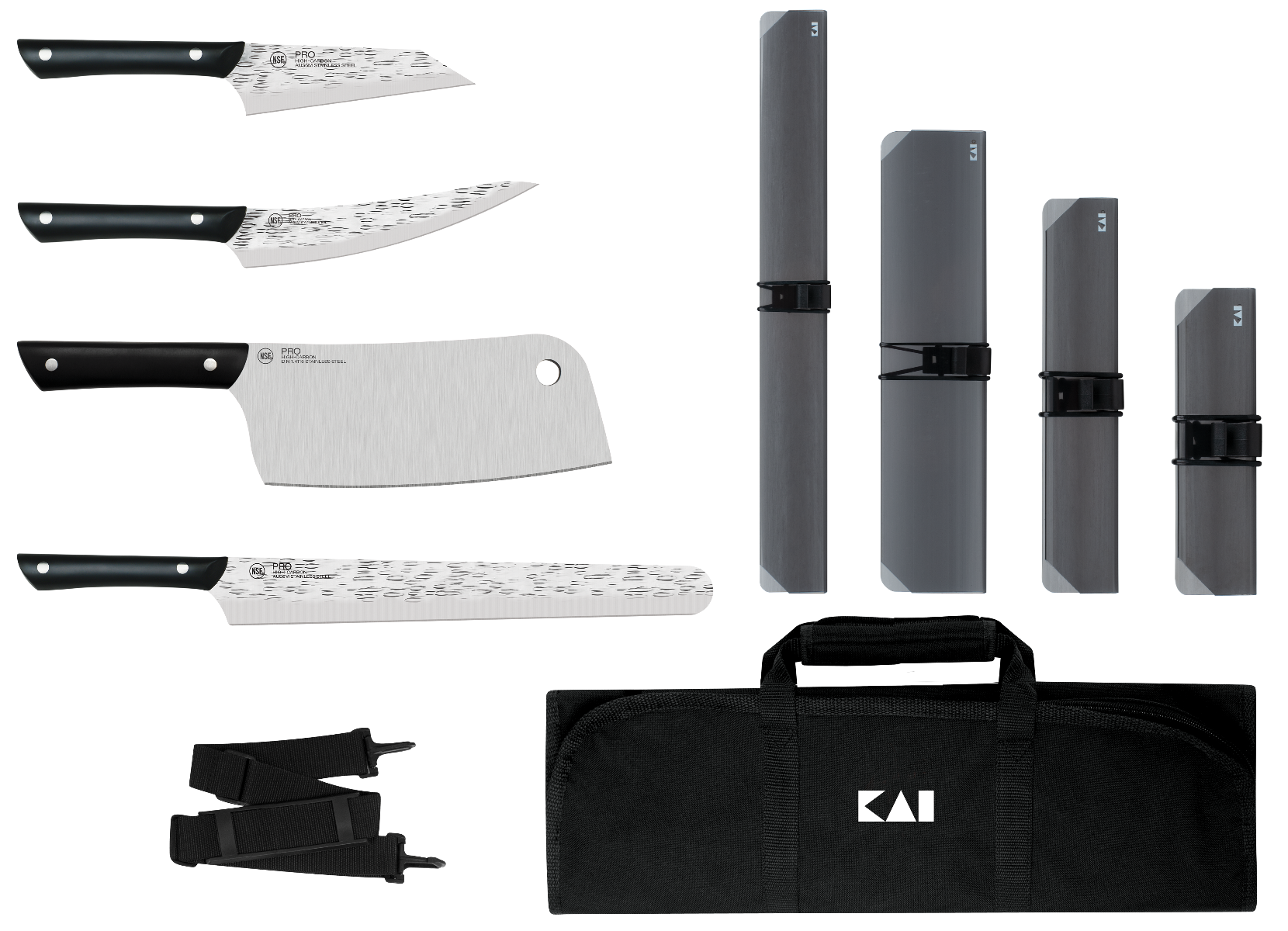 Kai PRO by Shun BBQ Set | 5-Piece Shun Cutlery Kai PRO By Shun BBQ Set | 5-Piece -All-Clad Shop bbq