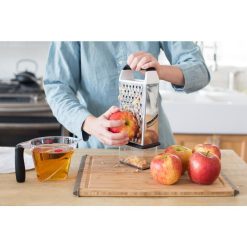 OXO Box Grater -All-Clad Shop box grater stainless steel with container 1057961