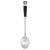 Cuisinart Barrel Handle Solid Spoon | Stainless Steel -All-Clad Shop cabarrelsteelsolidsp