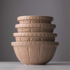 Mason Cash Cane Collection S24 (2.15 Qt) Mixing Bowl -All-Clad Shop cane mixing bowl stacked 5