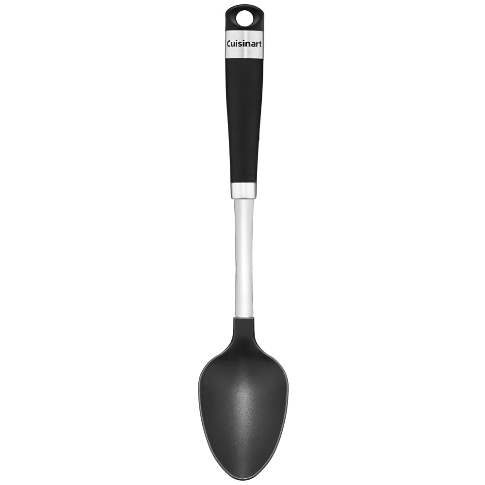 Cuisinart Barrel Handle Solid Spoon | Nylon Cuisinart Barrel Handle Solid Spoon | Nylon -All-Clad Shop casolidspoon