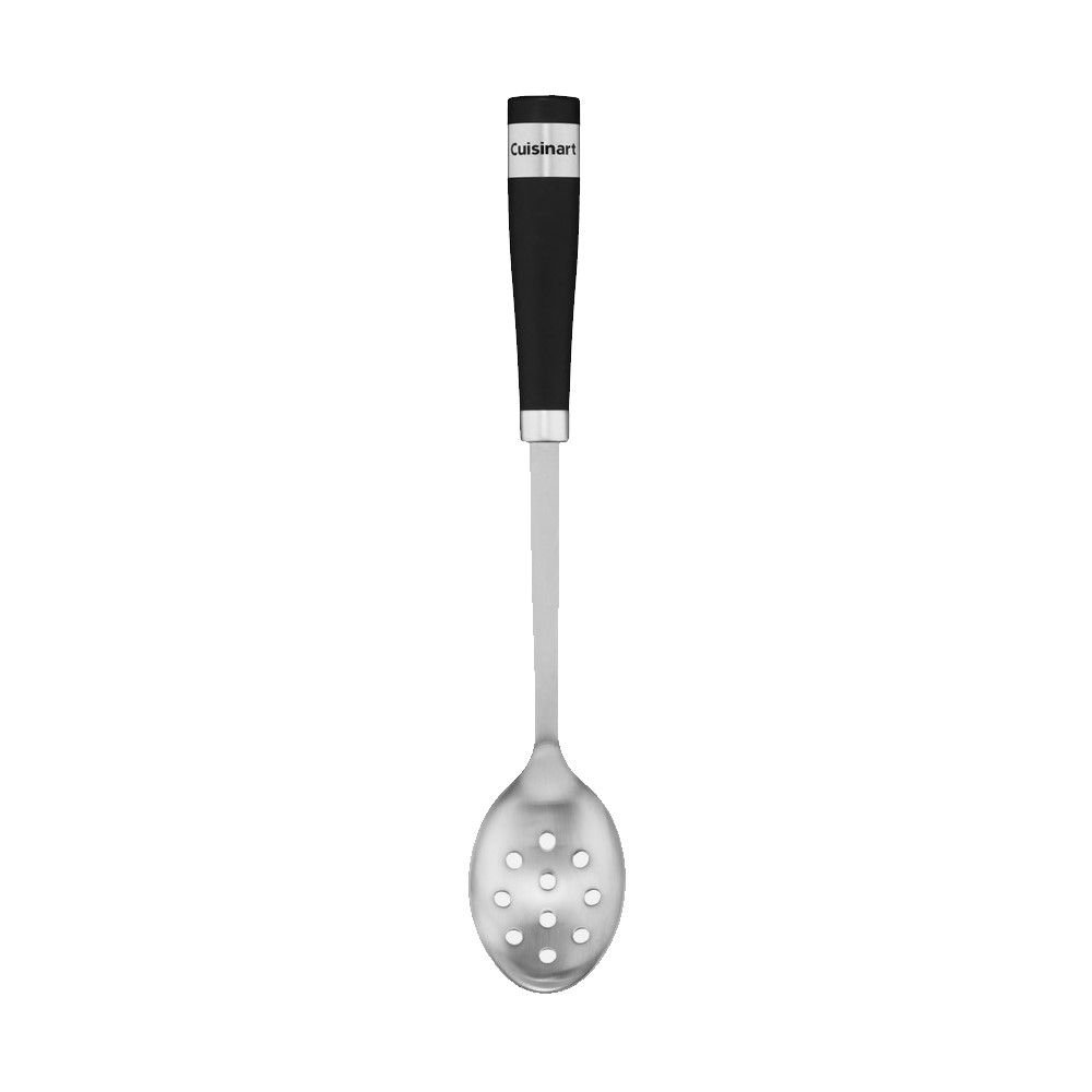 Cuisinart Barrel Handle Slotted Spoon | Stainless Steel Cuisinart Barrel Handle Slotted Spoon | Stainless Steel -All-Clad Shop ctg 04 sls 1