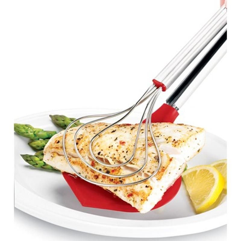 Cuisipro Fish Tongs | Red Cuisipro Fish Tongs | Red -All-Clad Shop cuisipro 74717405 fish
