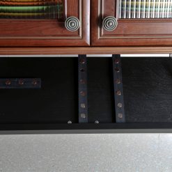 Drop Block Under Cabinet Knife Storage Rack - Large, Black
