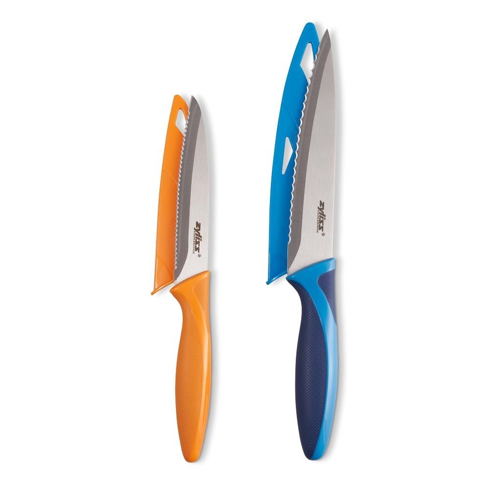 Zyliss Serrated Utility Knife Set | 2-Piece Zyliss Serrated Utility Knife Set | 2-Piece -All-Clad Shop e920279u
