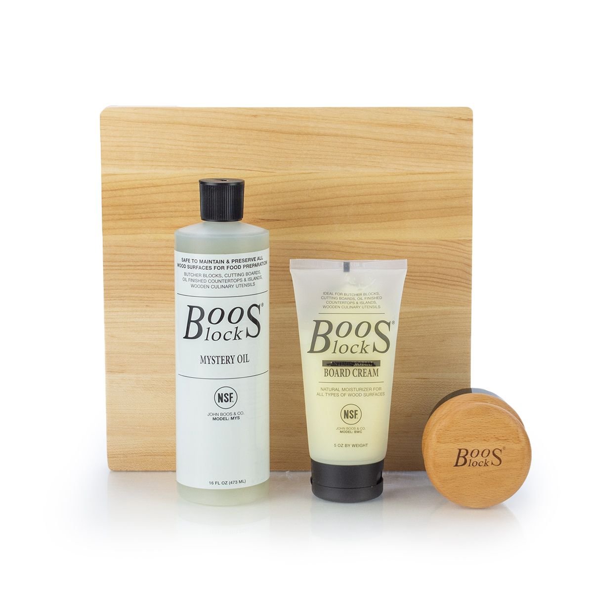 John Boos 10" x 10" Maple Board & Care Kit John Boos 10" X 10" Maple Board & Care Kit -All-Clad Shop ekb jbcmpl