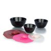 Mosser Glass Mixing Bowl Set With Silicone Lids | Black Raspberry & Roses 1 Mosser Glass Mixing Bowl Set With Silicone Lids | Black Raspberry & Roses -All-Clad Shop ekb mobcvbrr