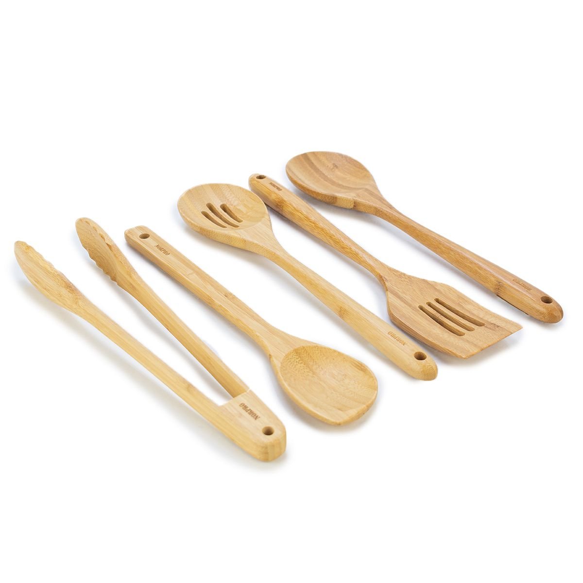 Norpro Bamboo Utensil Set | 5-Piece Norpro Bamboo Utensil Set | 5-Piece -All-Clad Shop ekb norbamboo