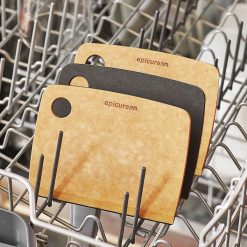 Epicurean 6" × 4" Bench Scraper | Natural & Slate -All-Clad Shop epicurean utensils food scrapers dishwasher minus nutmeg