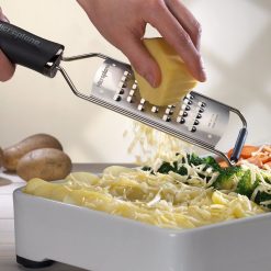 Microplane Gourmet Series Extra Coarse Grater Black -All-Clad Shop extra coarse gourmet grater series 45008