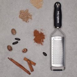 Microplane Gourmet Series Fine Grater Black -All-Clad Shop fine grater gourmet series black 45004