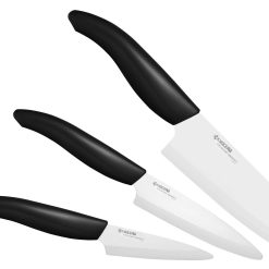Kyocera Revolution Black & White Ceramic 3-Piece Knife Set