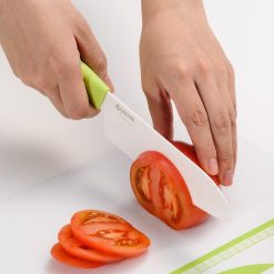 Kyocera Revolution Green & White Ceramic 3-Piece Knife Set -All-Clad Shop fk 3pc whgr d