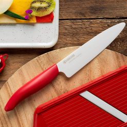 Kyocera Revolution Red & White Ceramic 3-Piece Knife Set 5 Kyocera Revolution Red & White Ceramic 3-Piece Knife Set -All-Clad Shop fk 3pc whrd b