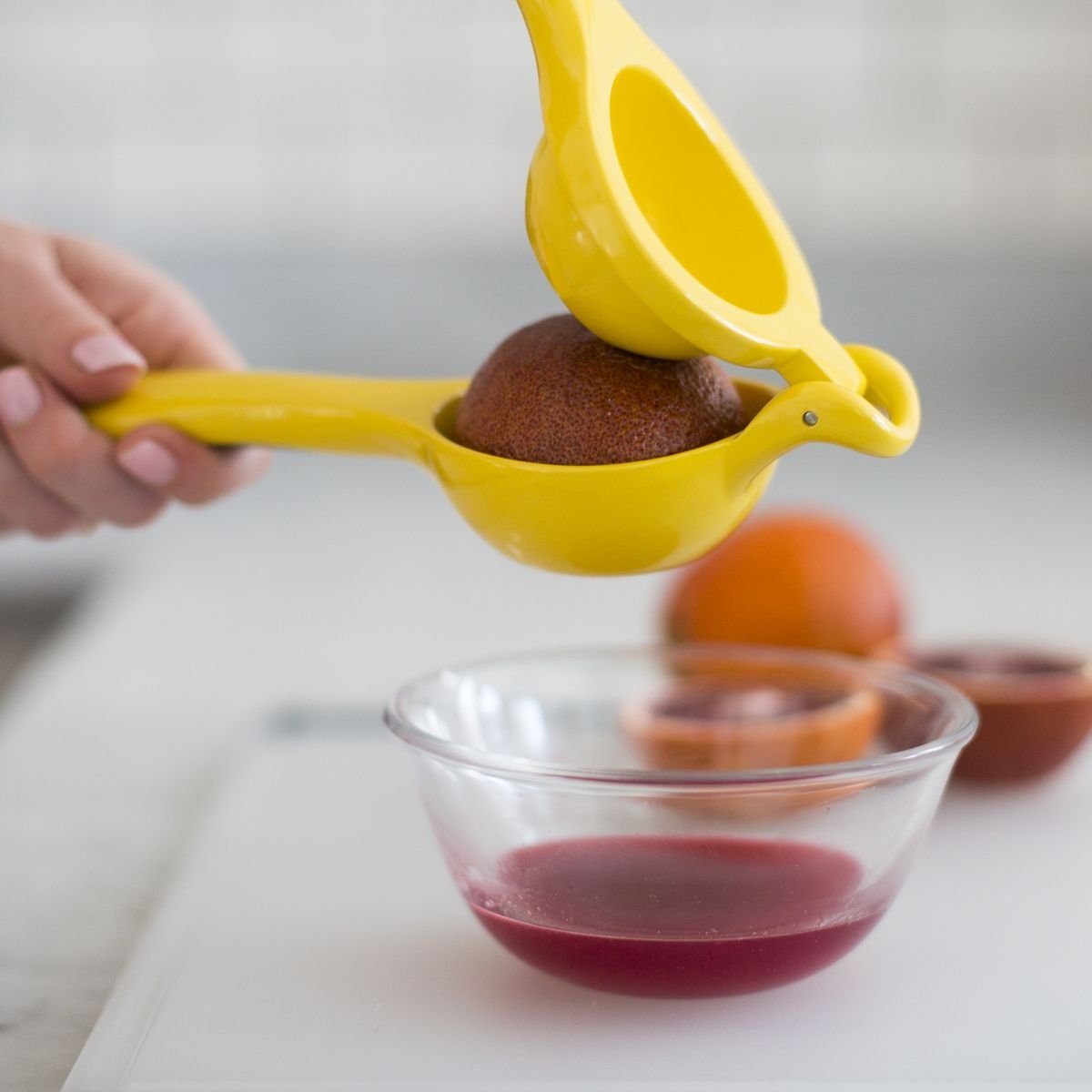 OXO Citrus Squeezer - Yellow OXO Citrus Squeezer - Yellow -All-Clad Shop gg 1057962 11205700 1063790 4 blog 1