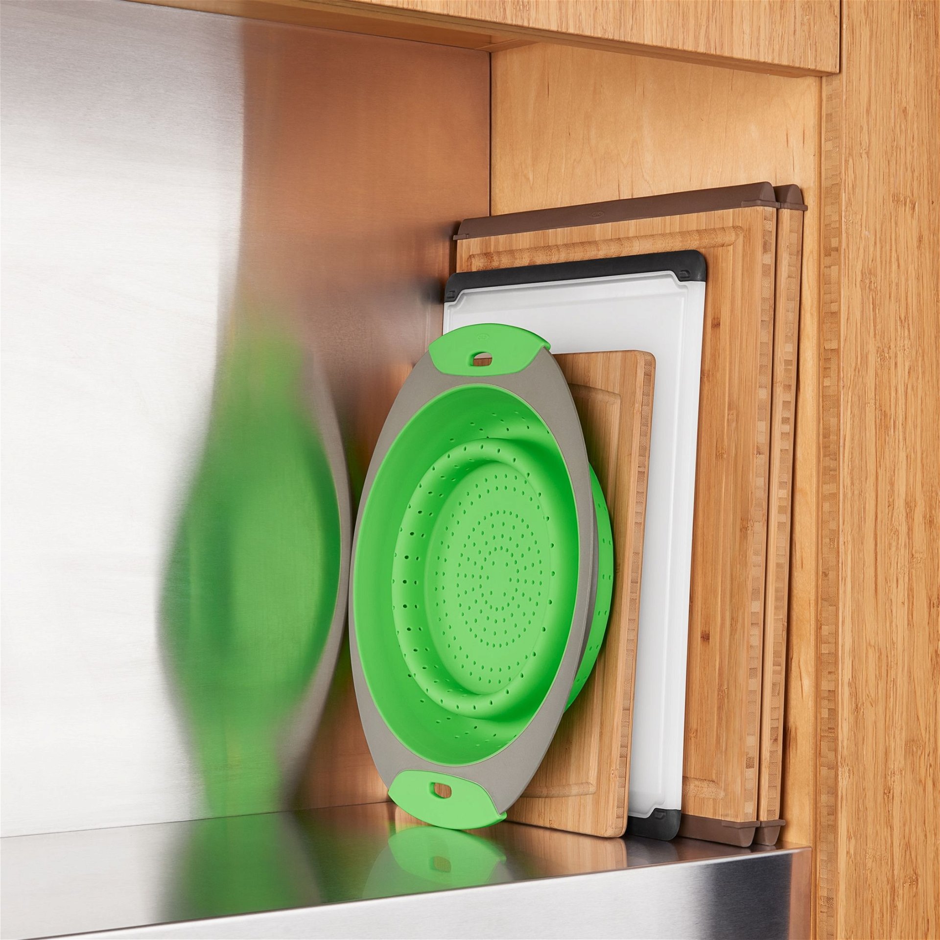 OXO 3.5 QT Collapsible Strainer OXO 3.5 QT Collapsible Strainer -All-Clad Shop gg 11208200 9