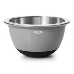 OXO 3-Piece Stainless Steel Mixing Bowl Set | Grey & Blue 5 OXO 3-Piece Stainless Steel Mixing Bowl Set | Grey & Blue -All-Clad Shop gg 11289200 1b
