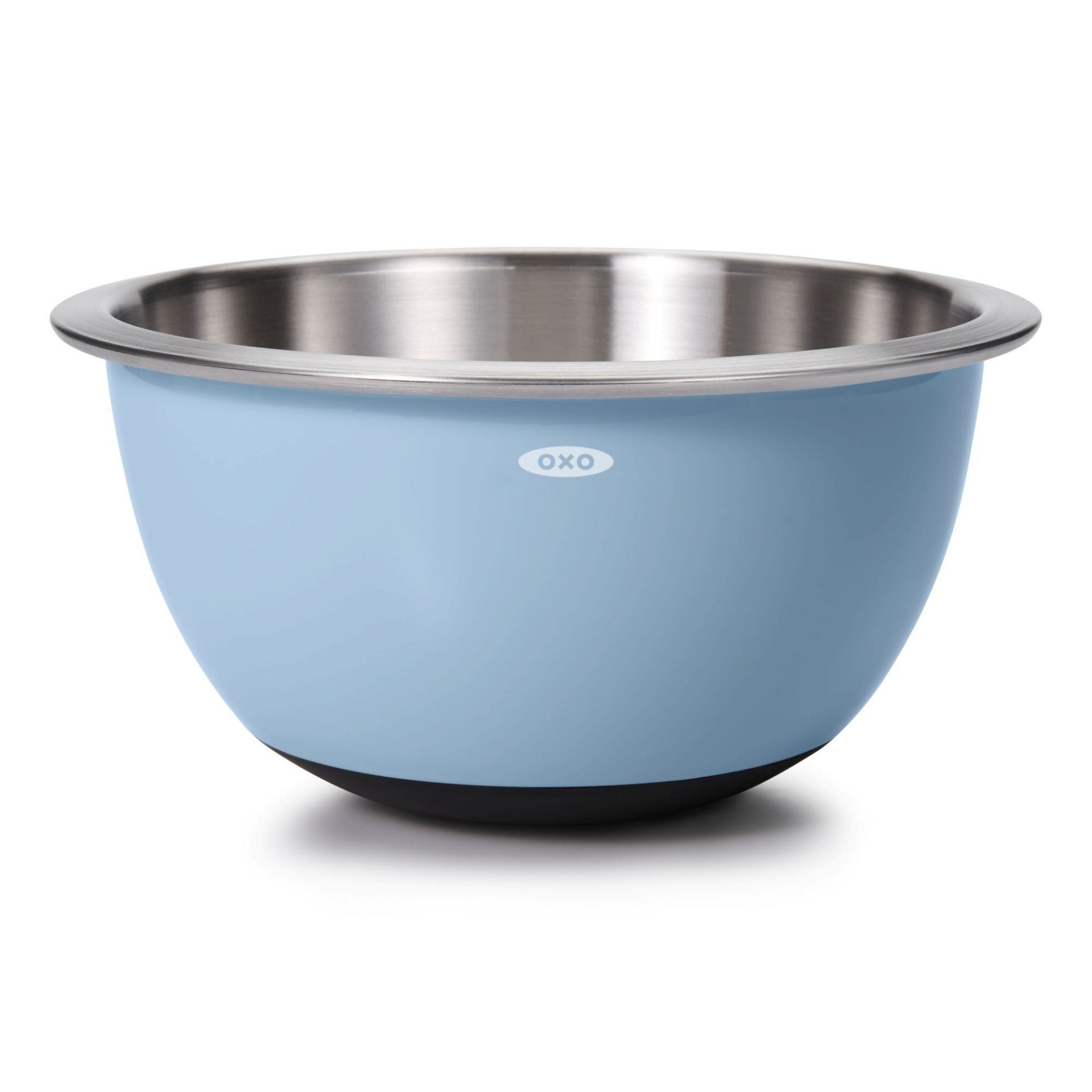 OXO 3-Piece Stainless Steel Mixing Bowl Set | Grey & Blue OXO 3-Piece Stainless Steel Mixing Bowl Set | Grey & Blue -All-Clad Shop gg 11289200 1c