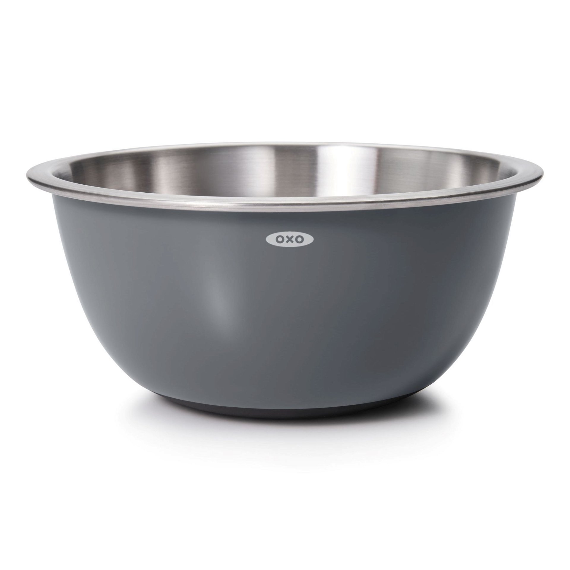 OXO 3-Piece Stainless Steel Mixing Bowl Set | Grey & Blue OXO 3-Piece Stainless Steel Mixing Bowl Set | Grey & Blue -All-Clad Shop gg 11289200 1d