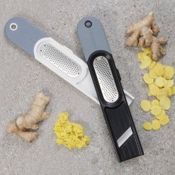 Microplane Ginger Tool | Black/Grey -All-Clad Shop ginger tool ls4