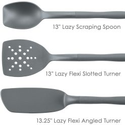 Rachael Ray 3-Piece Lazy Tool Set | Gray 3 Rachael Ray 3-Piece Lazy Tool Set | Gray -All-Clad Shop gray2
