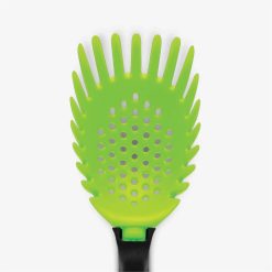 Dreamfarm Holey Spadle Slotted Spoon/Ladle | Green 4 Dreamfarm Holey Spadle Slotted Spoon/Ladle | Green -All-Clad Shop green holey spadle 3