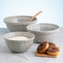 Mason Cash Color Mix S30 (1.15 Qt) Mixing Bowl | Grey 4 Mason Cash Color Mix S30 (1.15 Qt) Mixing Bowl | Grey -All-Clad Shop greymixing1