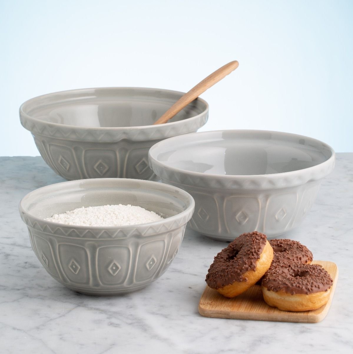 Mason Cash Color Mix S30 (1.15 Qt) Mixing Bowl | Grey Mason Cash Color Mix S30 (1.15 Qt) Mixing Bowl | Grey -All-Clad Shop