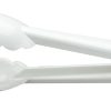 Mercer Culinary Hell's Tools High-Heat 9.5" Utility Tongs | White 1 Mercer Culinary Hell's Tools High-Heat 9.5" Utility Tongs | White -All-Clad Shop hell s tools hi heat 9.5 inch utility tongs white m35100wh