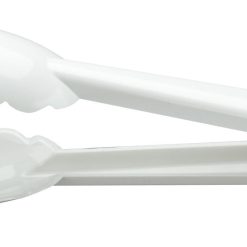 Mercer Culinary Hell's Tools High-Heat 9.5" Utility Tongs | White