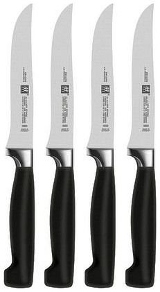 Zwilling J.A. Henckels Four Star 4 Piece Steak Knife Set Zwilling J.A. Henckels Four Star 4 Piece Steak Knife Set -All-Clad Shop henckel four star knife set steak 4 piece 39190 000 popup