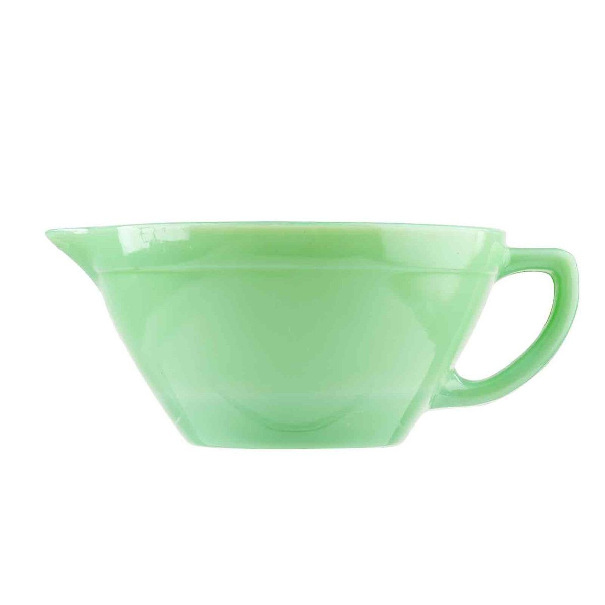 TableCraft Jadeite Glass Collection 1.25 Qt Mixing Bowl TableCraft Jadeite Glass Collection 1.25 Qt Mixing Bowl -All-Clad Shop hjmb15 03
