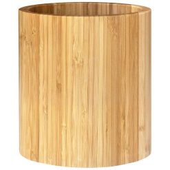 Totally Bamboo Oval Kitchen Utensil Holder | 6" X 4" X 7"