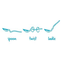 Dreamfarm Holey Spadle Slotted Spoon/Ladle | Green 7 Dreamfarm Holey Spadle Slotted Spoon/Ladle | Green -All-Clad Shop holey spadle lifestyle 1 2