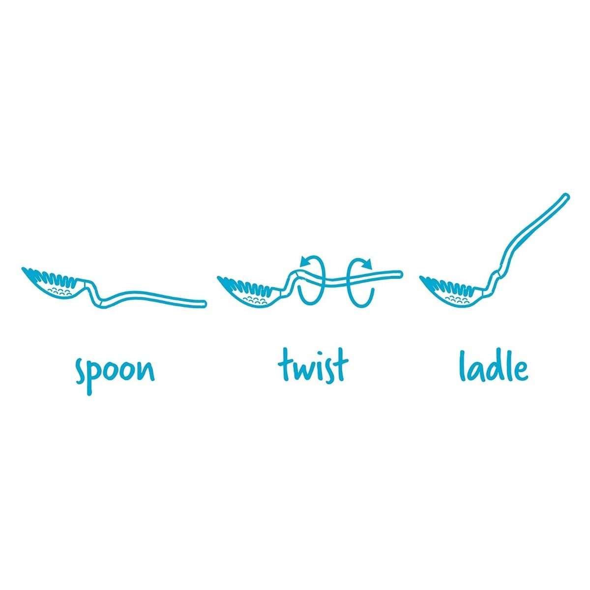 Dreamfarm Holey Spadle Slotted Spoon/Ladle | Green Dreamfarm Holey Spadle Slotted Spoon/Ladle | Green -All-Clad Shop holey spadle lifestyle 1 2