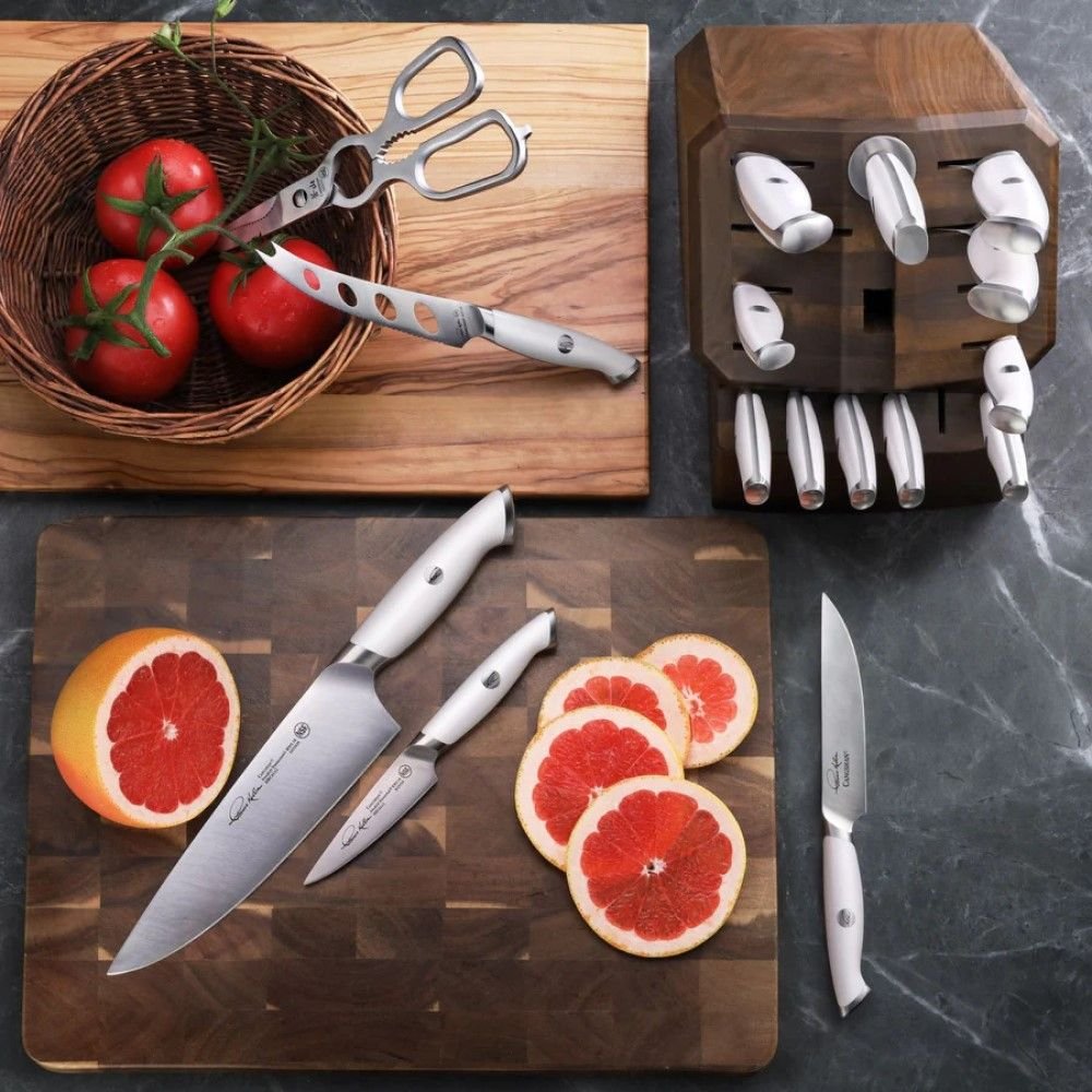 Cangshan Cutlery Thomas Keller Signature White Collection 17-Piece Knife Block Set Cangshan Cutlery Thomas Keller Signature White Collection 17-Piece Knife Block Set -All-Clad Shop image 40cb737e 7dc2 440e b7a0