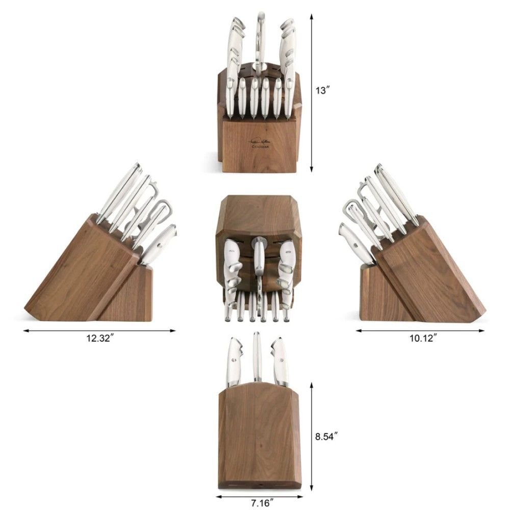 Cangshan Cutlery Thomas Keller Signature White Collection 17-Piece Knife Block Set Cangshan Cutlery Thomas Keller Signature White Collection 17-Piece Knife Block Set -All-Clad Shop image d9c4c2da 0cbd 48f6 9631