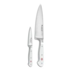 Wusthof Cutlery Wusthof Classic White 2-Piece Prep Set | Cook's & Paring Knives
