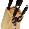 J.A. Henckels International JA Henckels Forged Premio 7 Piece Knife Block Set -All-Clad Shop ja henckel forged premio 7 piece knife block set 16929 000 popup