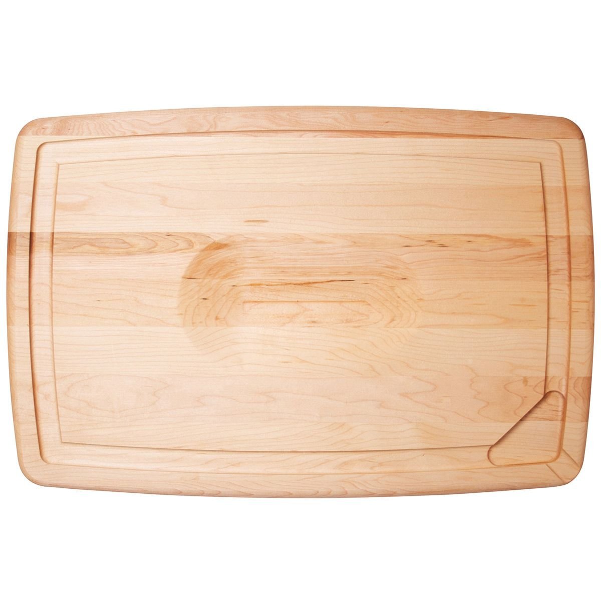JK Adams Pour Spout Maple Carving Board | 20" x 14" x 1" JK Adams Pour Spout Maple Carving Board | 20" X 14" X 1" -All-Clad Shop jk adams maple reversible pp