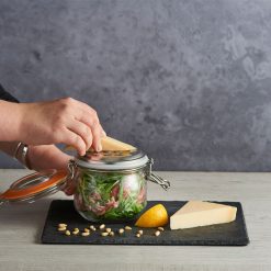Kilner Swing Top Grater Jar | 17oz -All-Clad Shop kilner clip top jar with grater