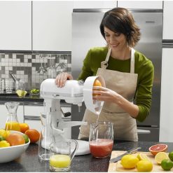 KitchenAid Citrus Juicer Attachment -All-Clad Shop kitchenaid citrus in use popup
