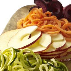 KitchenAid Spiralizer Attachment - Fits All KitchenAid Stand Mixer Models (Includes 2 Spiralizing Blades, 2 Slicing/Coring Blades, & 1 Peeling Blade) -All-Clad Shop kitchenaid ksm1apc spiralizer