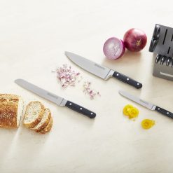 KitchenAid Classic Forged 14-Piece Knife Set | Triple Rivet -All-Clad Shop kkftr14sl kitchenaid knives lifestyle