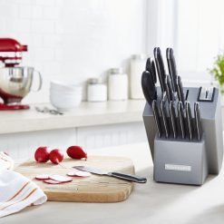 KitchenAid Classic Forged 14-Piece Knife Set | Triple Rivet -All-Clad Shop kkftr14sl kitchenaid lifestyle