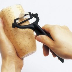 Kyocera Ceramic Vegetable Peeler - Black -All-Clad Shop kyocera ceramic vegetable peeler black cp 10nbk